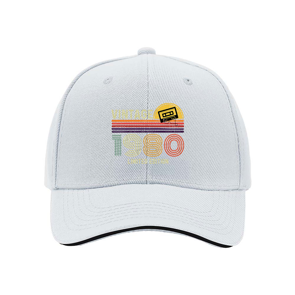 Vintage 1980s Retro Baseball Cap Men Women Limited Edition Gift - Image 5