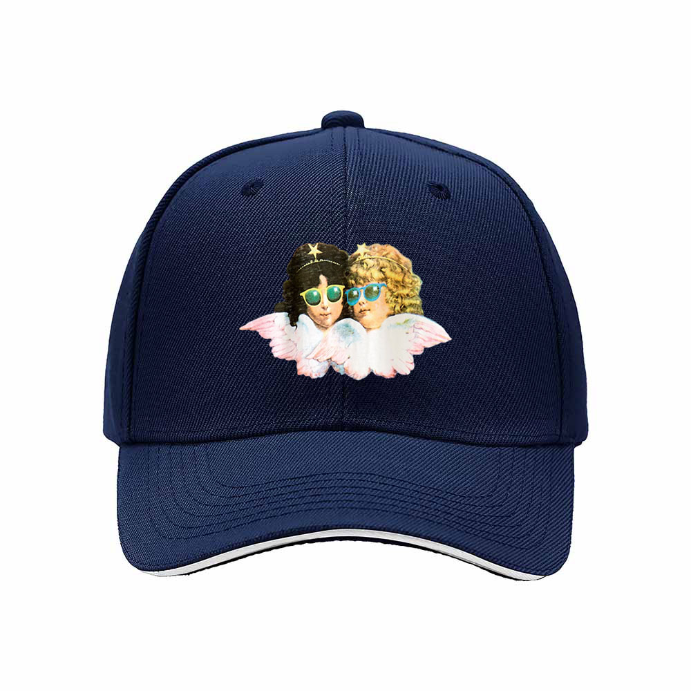 Angel Couple Baseball Cap for Men Women Fashion Gift Hat - Image 2
