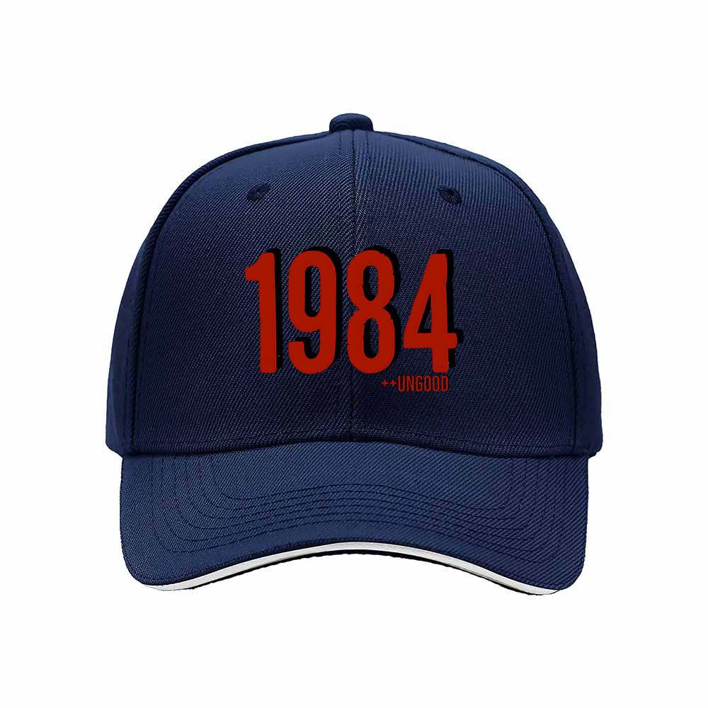 1984 UnGood Men's Baseball Cap Classic Black Red Design Gift for Fans - Image 2