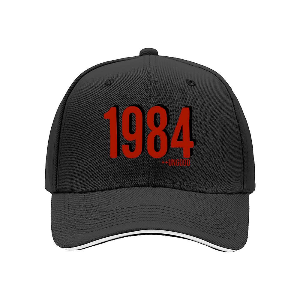 1984 UnGood Men's Baseball Cap Classic Black Red Design Gift for Fans - Image 3
