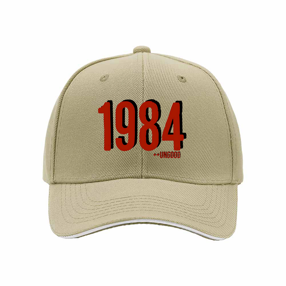 1984 UnGood Men's Baseball Cap Classic Black Red Design Gift for Fans - Image 4