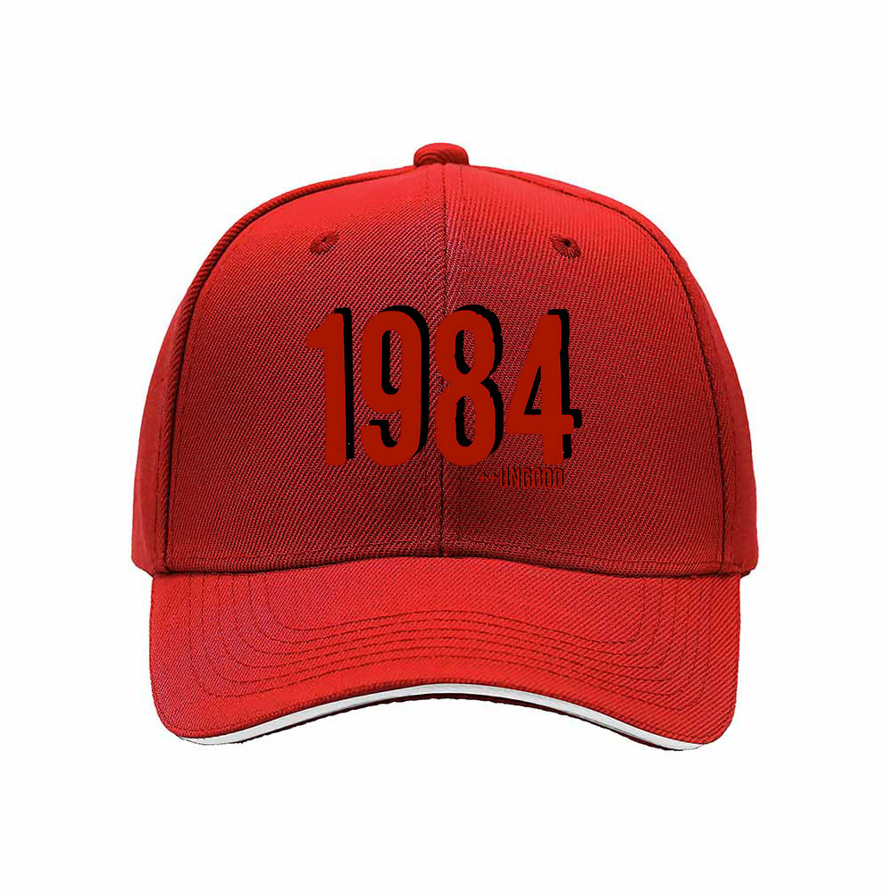 1984 UnGood Men's Baseball Cap Classic Black Red Design Gift for Fans - Image 6