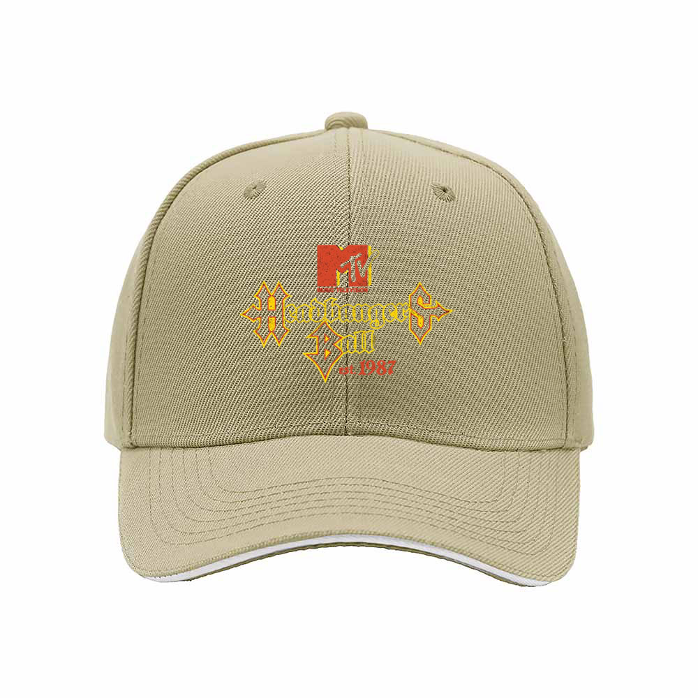 MTV Headbanger Ball Cap Black Men's Baseball Hat 1987 Logo Gift - Image 4