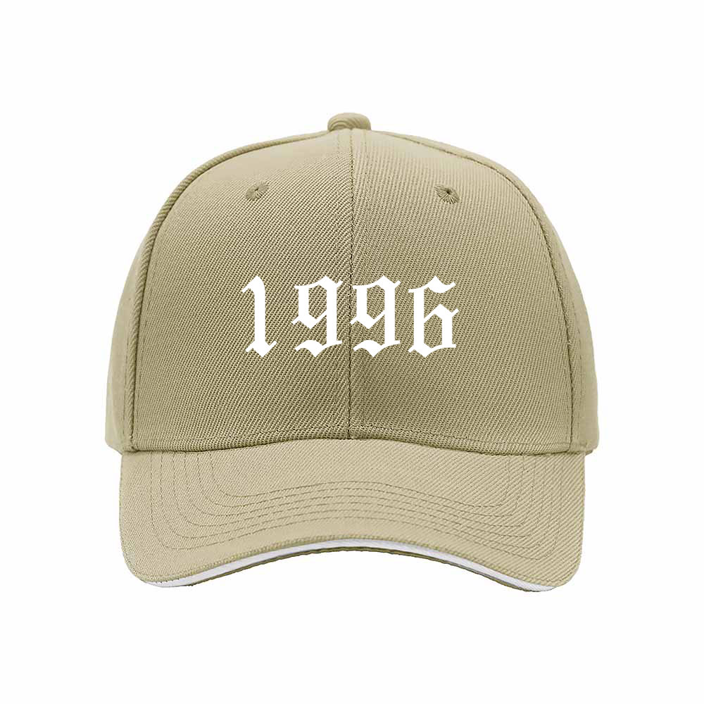 1996 Gothic Print Men's Baseball Cap Birthday Gift Fashion Hat - Image 4
