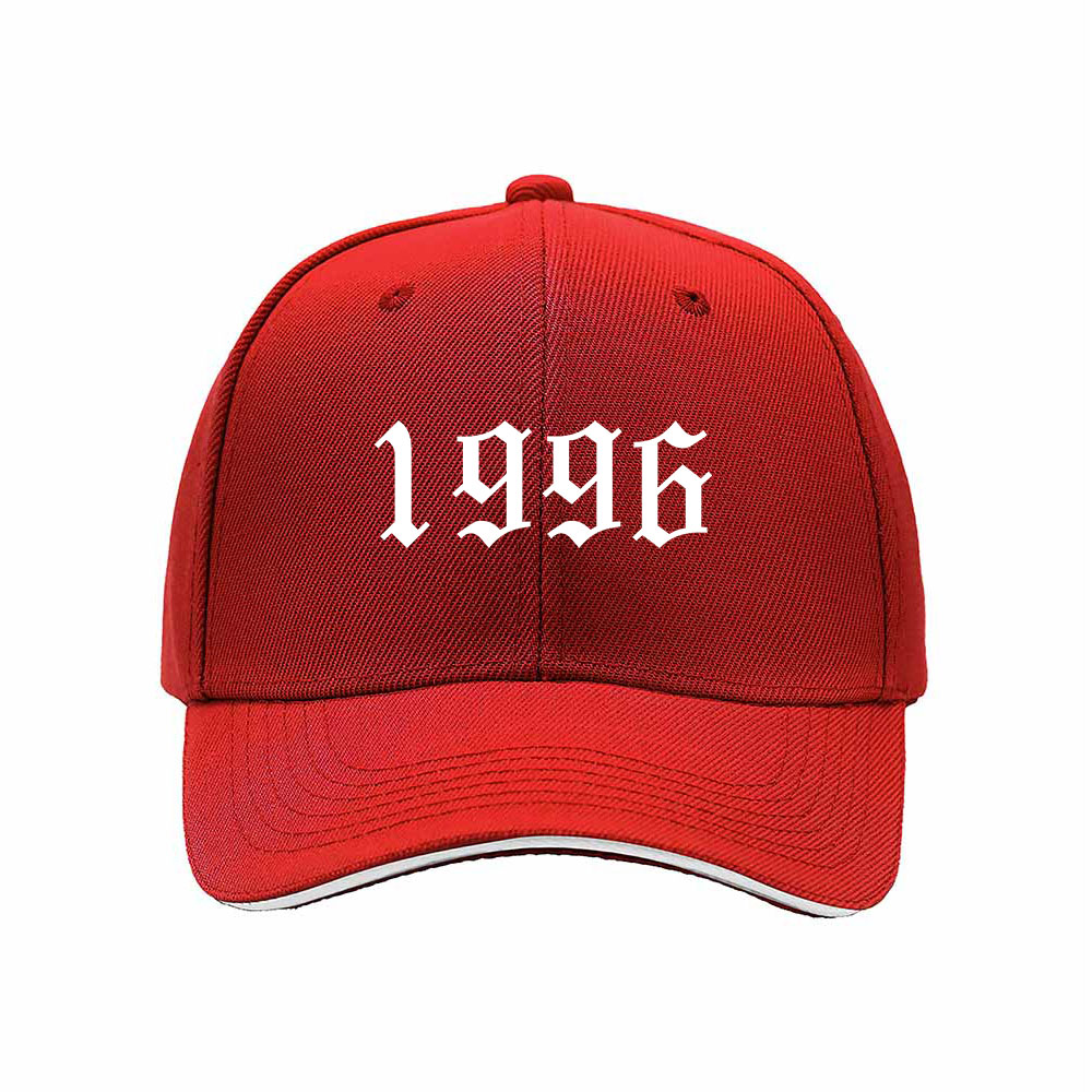 1996 Gothic Print Men's Baseball Cap Birthday Gift Fashion Hat - Image 6