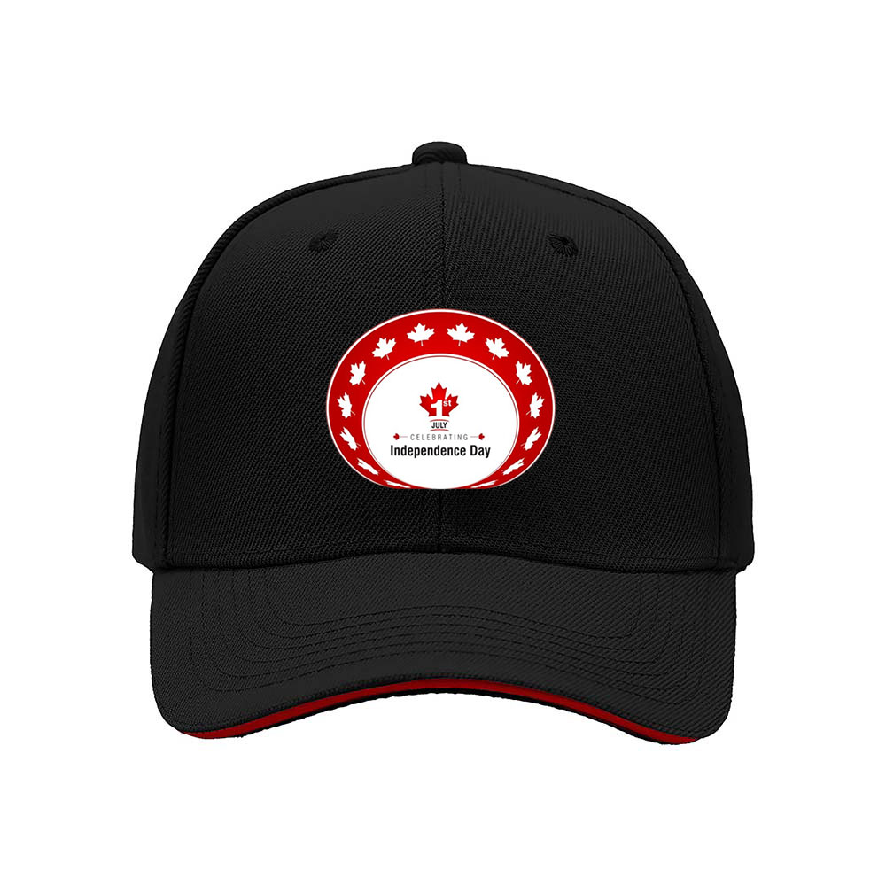 Canadian Independence Day Baseball Cap Men Women Red Maple Leaf Design Gift