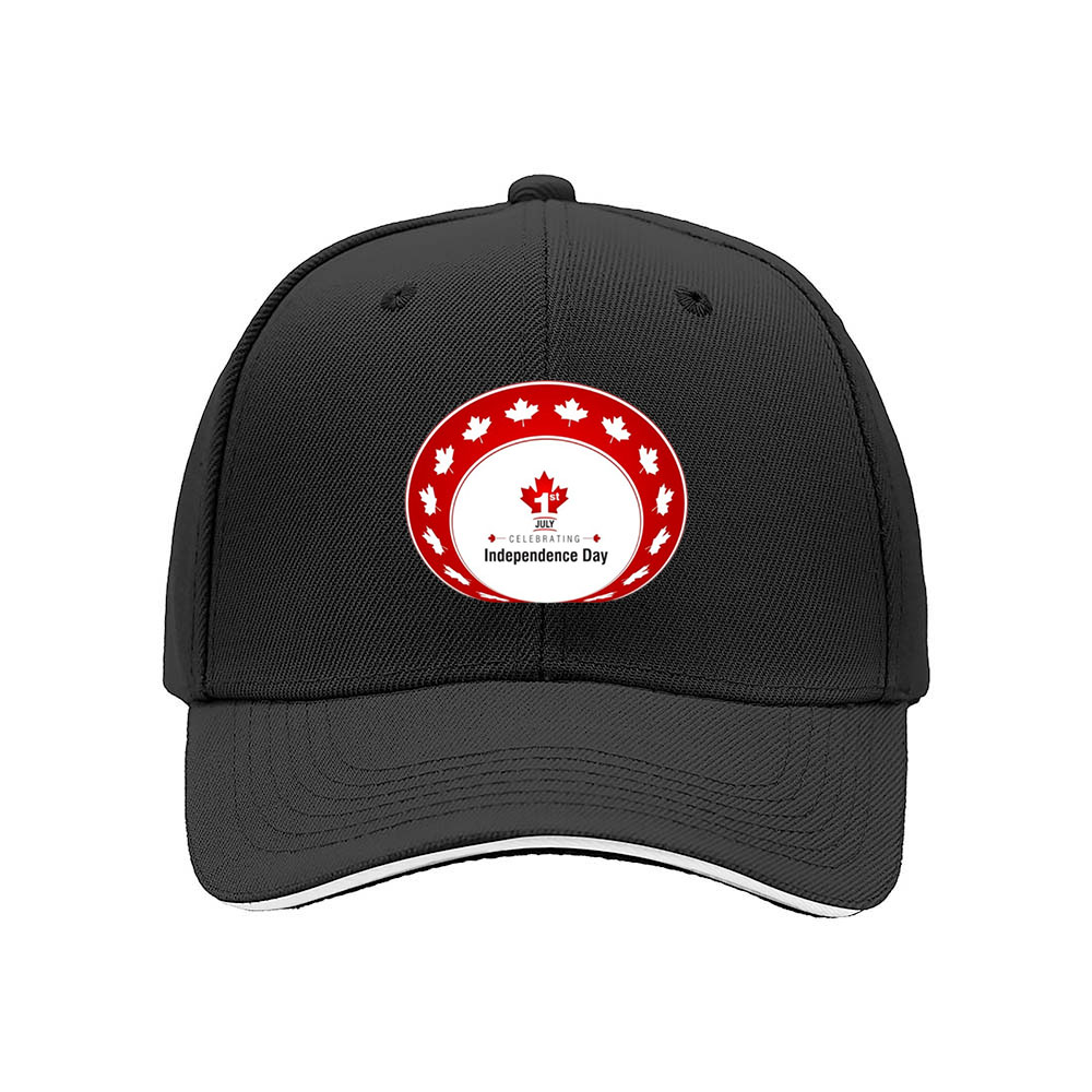 Canadian Independence Day Baseball Cap Men Women Red Maple Leaf Design Gift - Image 3