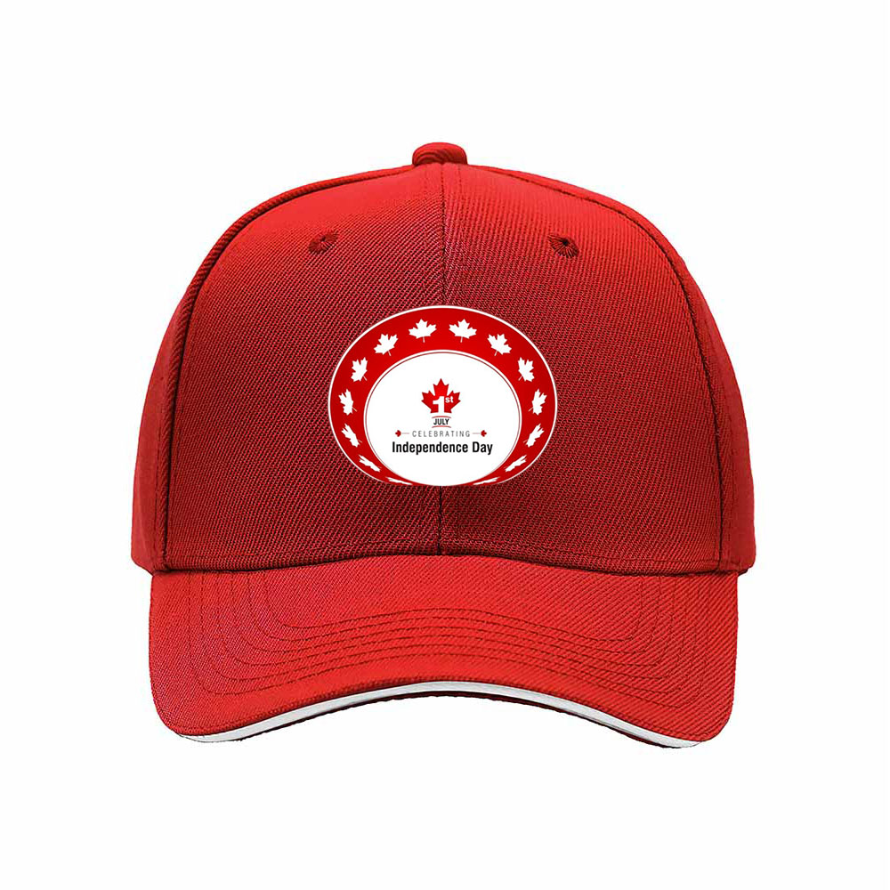 Canadian Independence Day Baseball Cap Men Women Red Maple Leaf Design Gift - Image 6