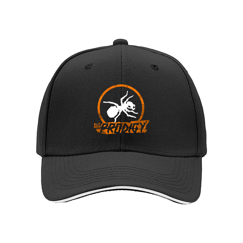 The Prodigy Ant Logo Men's Baseball Cap Black Orange Design - Image 3