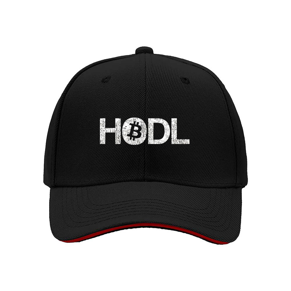 HODL Bitcoin Men's Baseball Cap Crypto Gift Hat