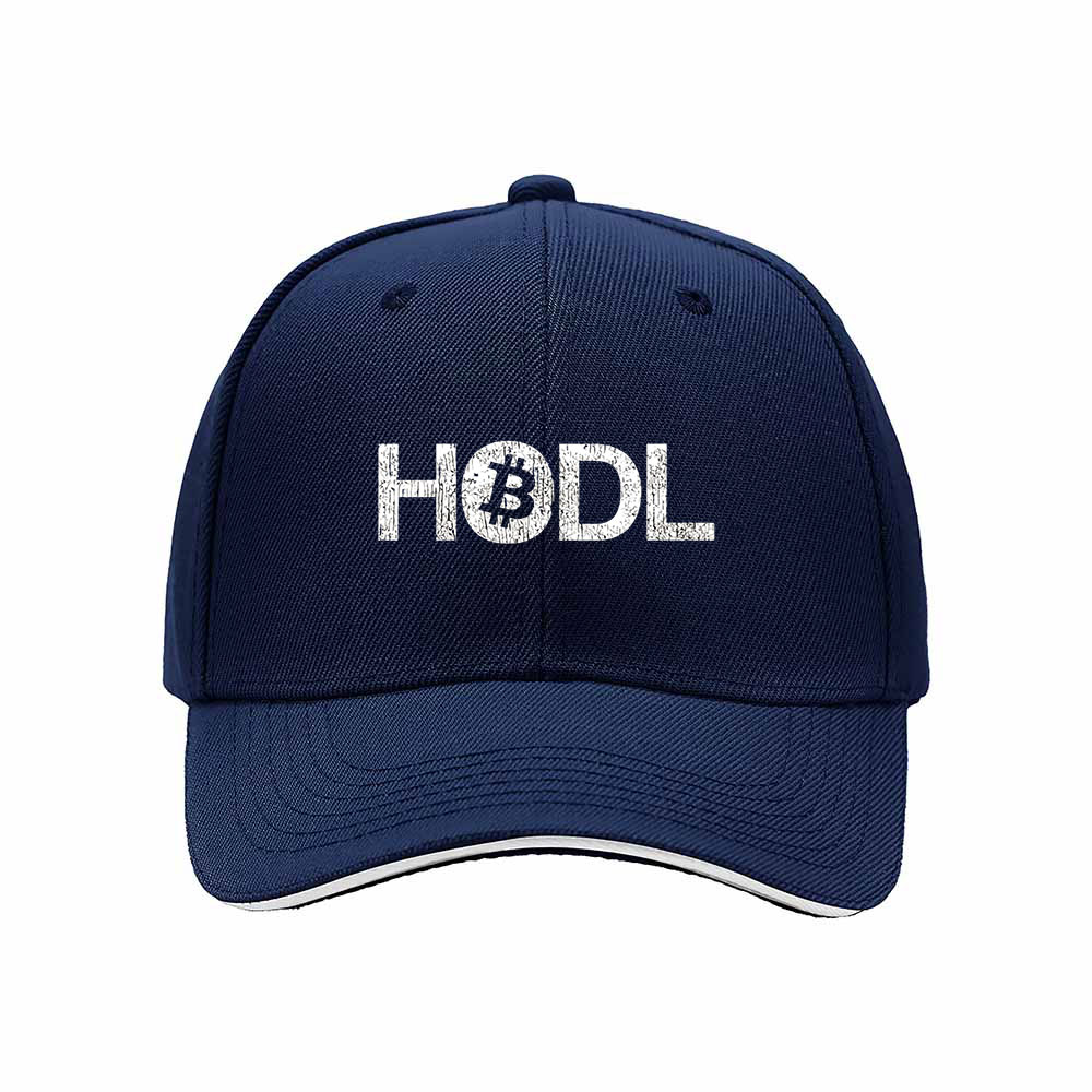 HODL Bitcoin Men's Baseball Cap Crypto Gift Hat - Image 2