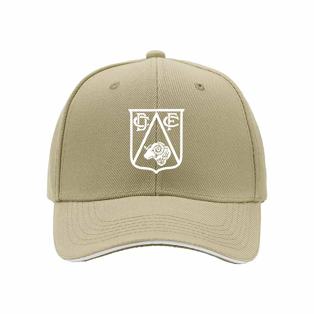 Black Baseball Cap with White Crest Logo Men's Women's Gift Hat - Image 4