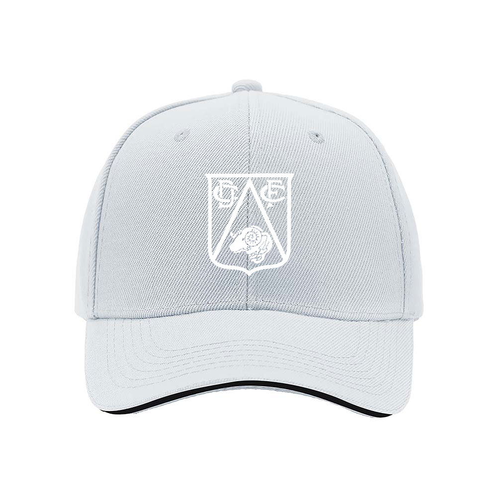 Black Baseball Cap with White Crest Logo Men's Women's Gift Hat - Image 5