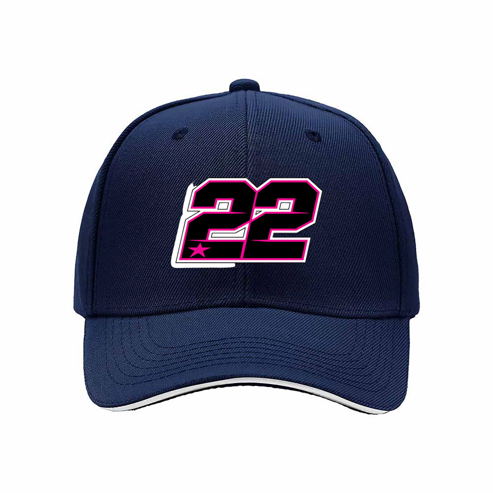 22 Number Baseball Cap Men Women Gift Sport Hat - Image 2
