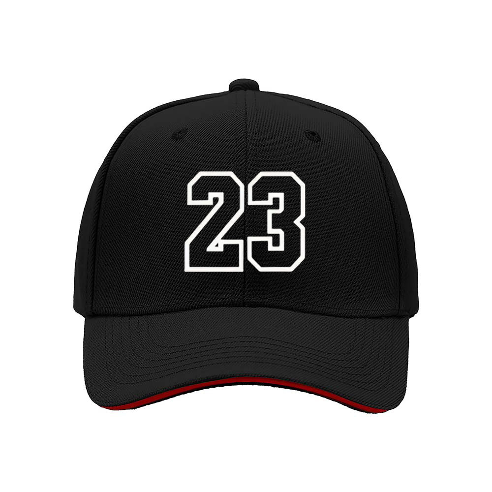 23 Number Baseball Cap Men Women Sports Gift Hat