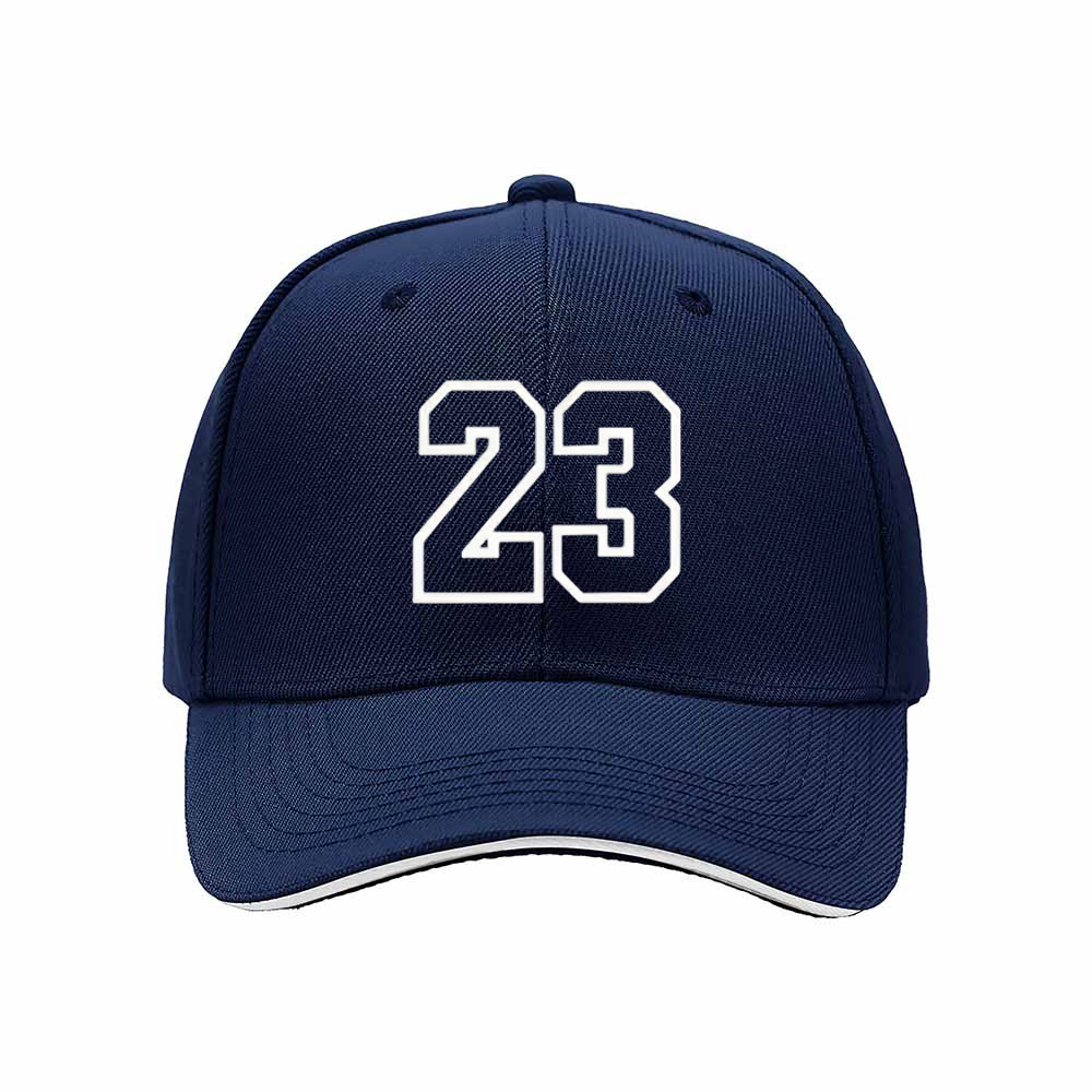 23 Number Baseball Cap Men Women Sports Gift Hat - Image 2
