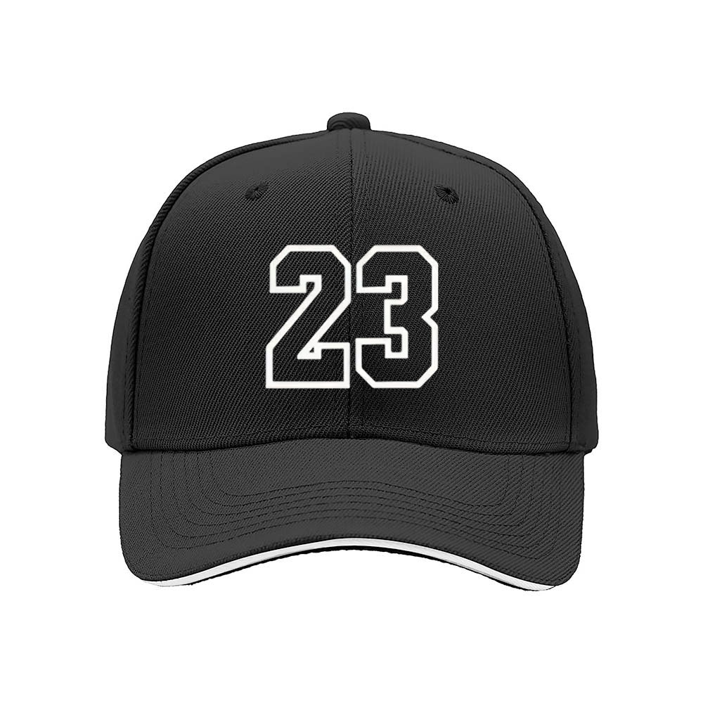 23 Number Baseball Cap Men Women Sports Gift Hat - Image 3