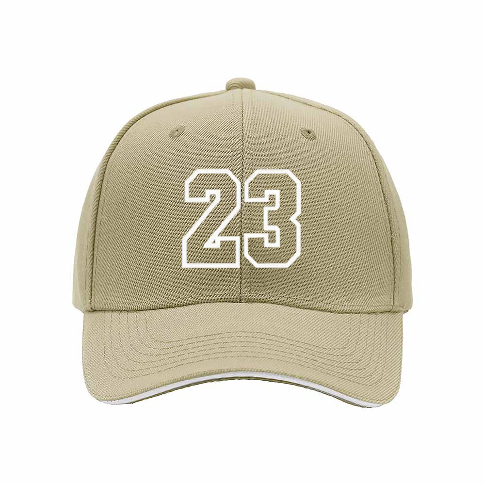 23 Number Baseball Cap Men Women Sports Gift Hat - Image 4