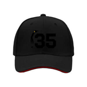 Black 35 Number Baseball Cap Men Women Gift Fashion Hat