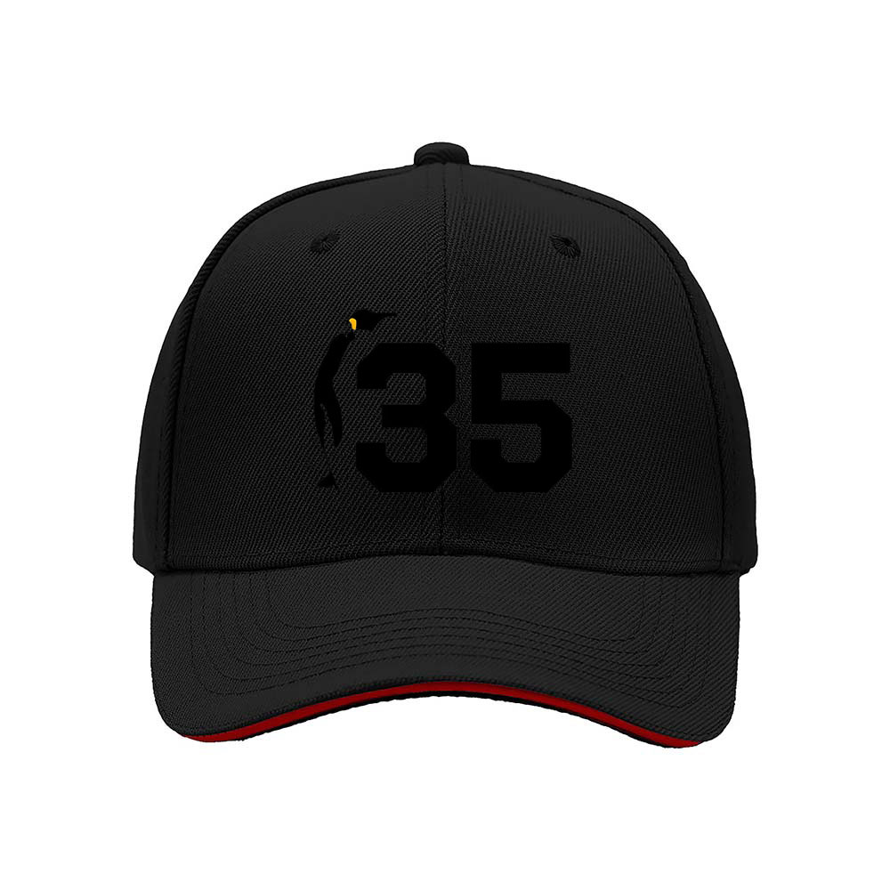 Black 35 Number Baseball Cap Men Women Gift Fashion Hat