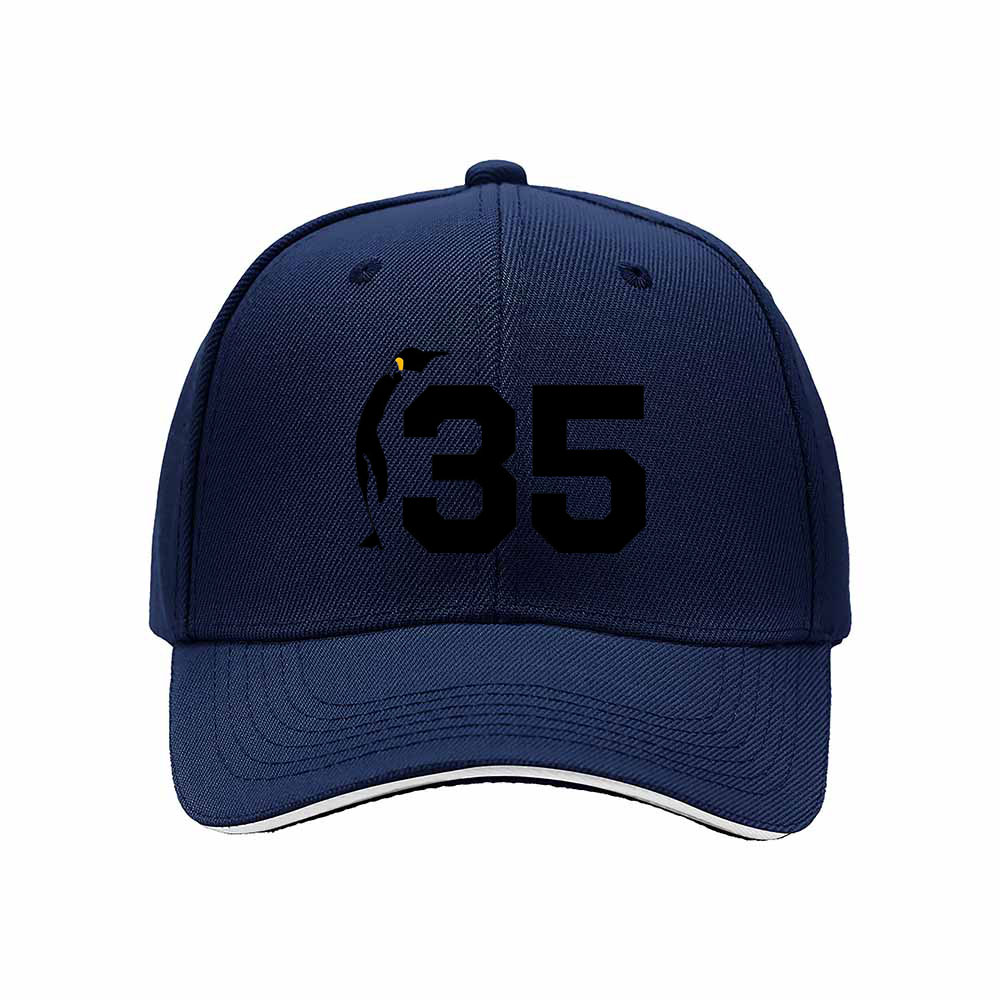 Black 35 Number Baseball Cap Men Women Gift Fashion Hat - Image 2