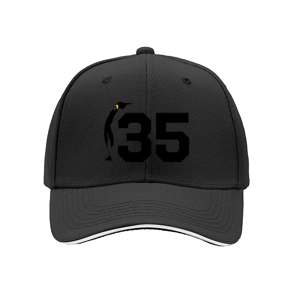 Black 35 Number Baseball Cap Men Women Gift Fashion Hat - Image 3