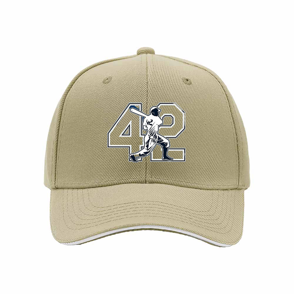 Men's Baseball Cap 42 Jackie Robinson Number Logo Hat Gift - Image 4