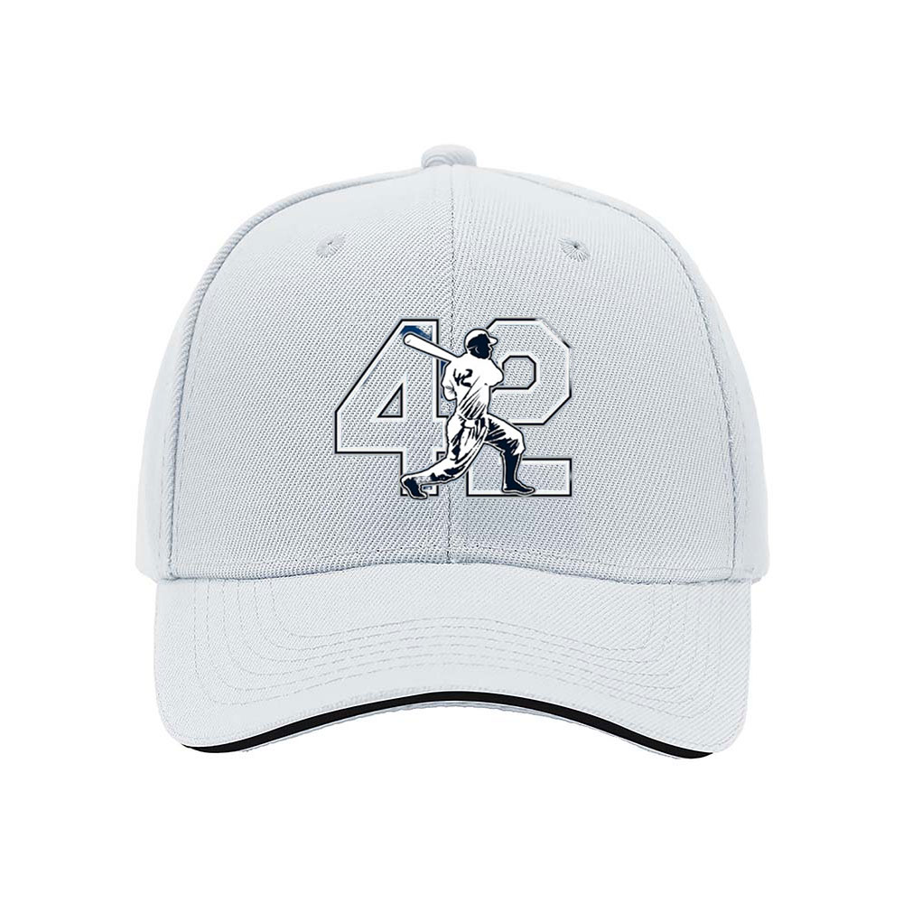 Men's Baseball Cap 42 Jackie Robinson Number Logo Hat Gift - Image 5