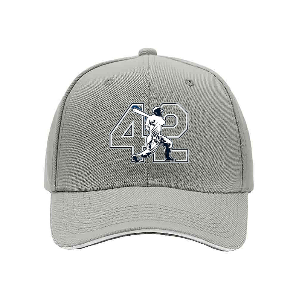 Men's Baseball Cap 42 Jackie Robinson Number Logo Hat Gift - Image 7