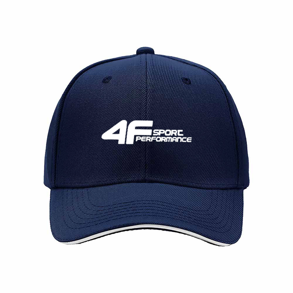 4F Sport Performance Men's Baseball Cap Black Red Trim - Image 2