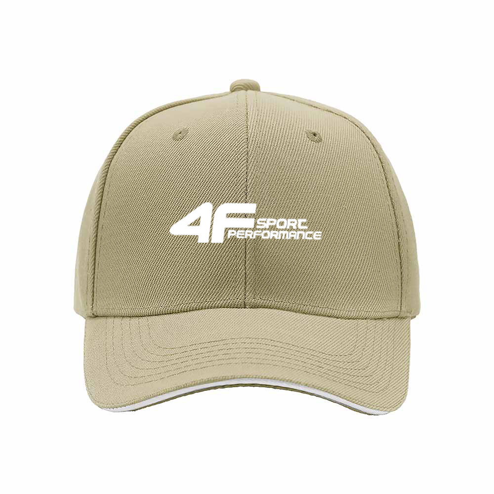 4F Sport Performance Men's Baseball Cap Black Red Trim - Image 4