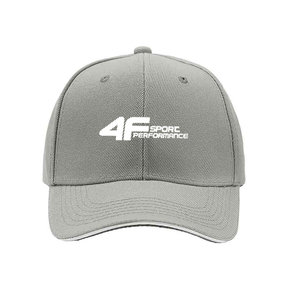 4F Sport Performance Men's Baseball Cap Black Red Trim - Image 7