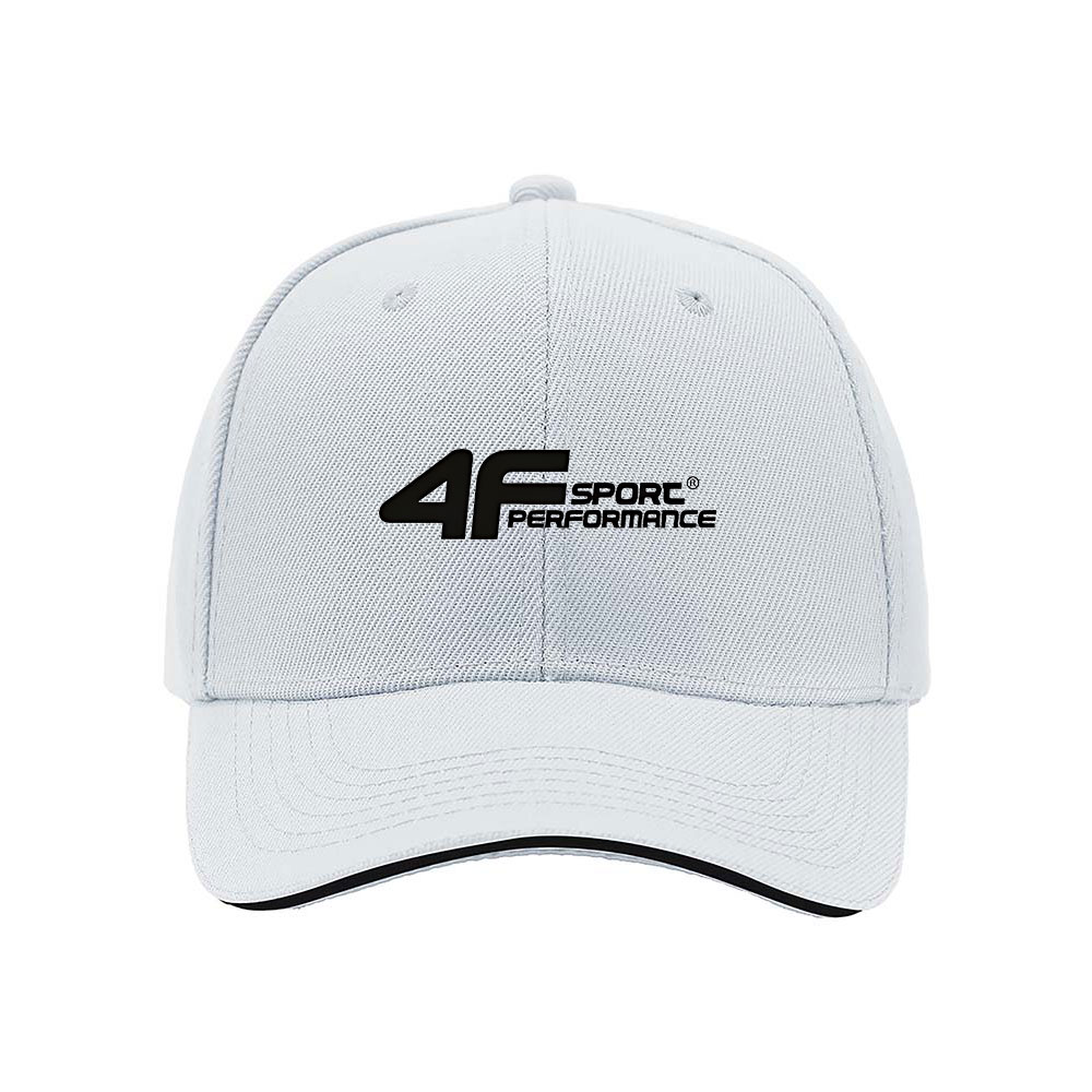 4F Sport Performance Men's Baseball Cap Black Red Trim - Image 5