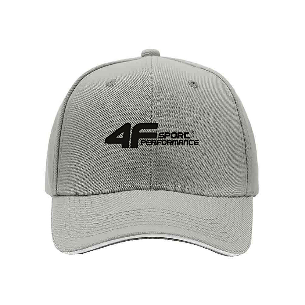 4F Sport Performance Men's Baseball Cap Black Red Trim - Image 7