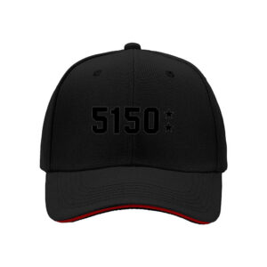 5150 Black Baseball Cap Men Women Gift Hat Sport Outdoors