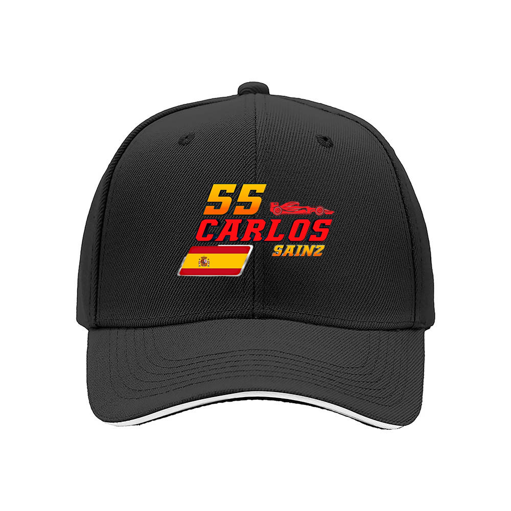 Carlos Sainz 55 Spain Flag Racing Baseball Cap Men Women Gift - Image 3