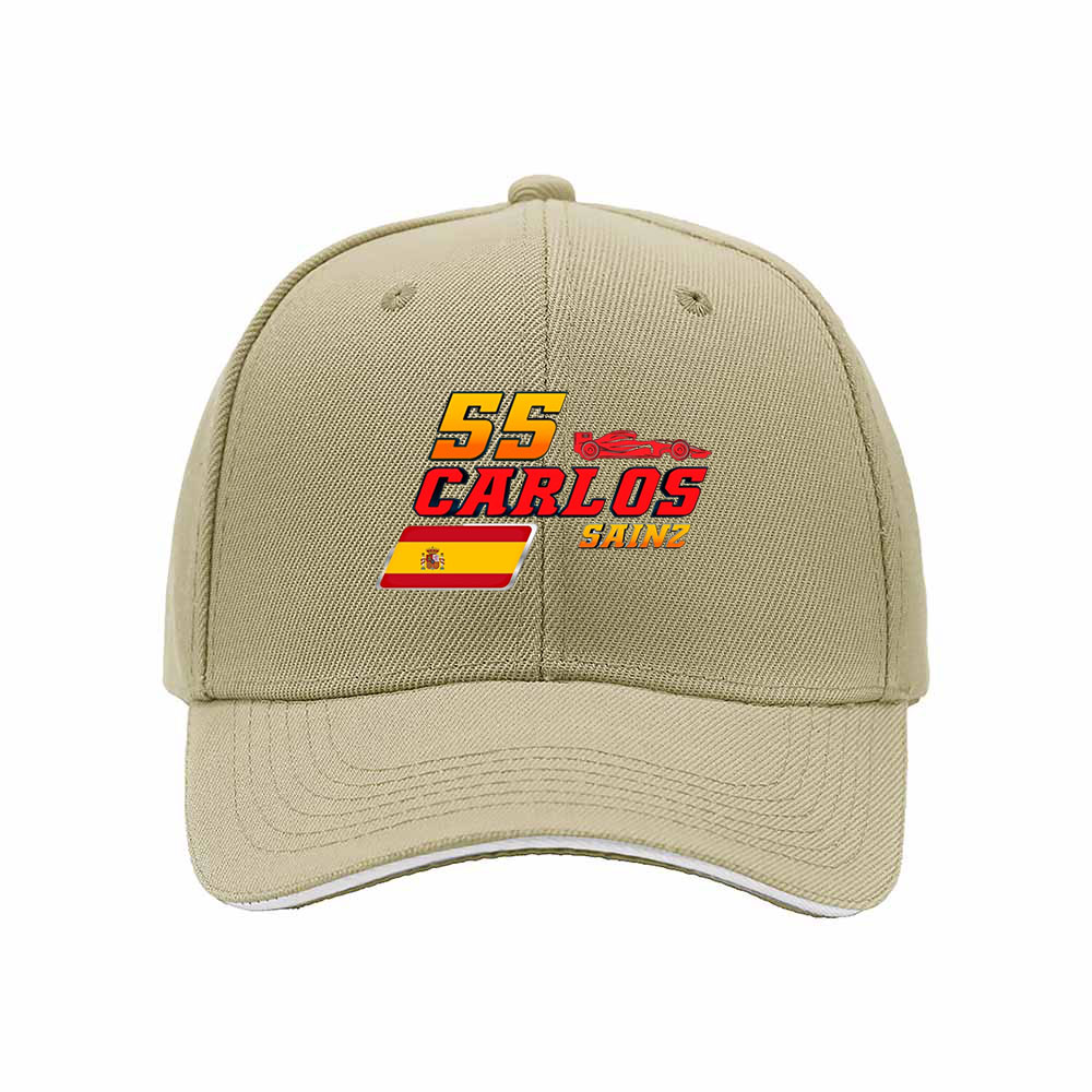 Carlos Sainz 55 Spain Flag Racing Baseball Cap Men Women Gift - Image 4