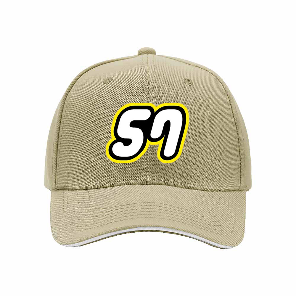 51 Number Baseball Cap Men's Women's Fashion Gift Hat - Image 4