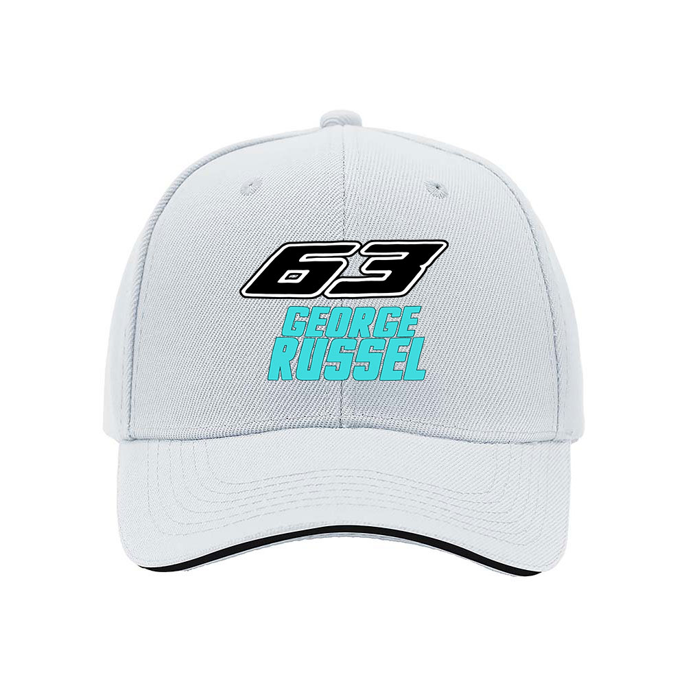 George Russell 63 Baseball Cap Men's Women's Racing Gift Hat - Image 5