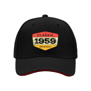 Classic 1959 Original Men's Baseball Cap Birthday Gift