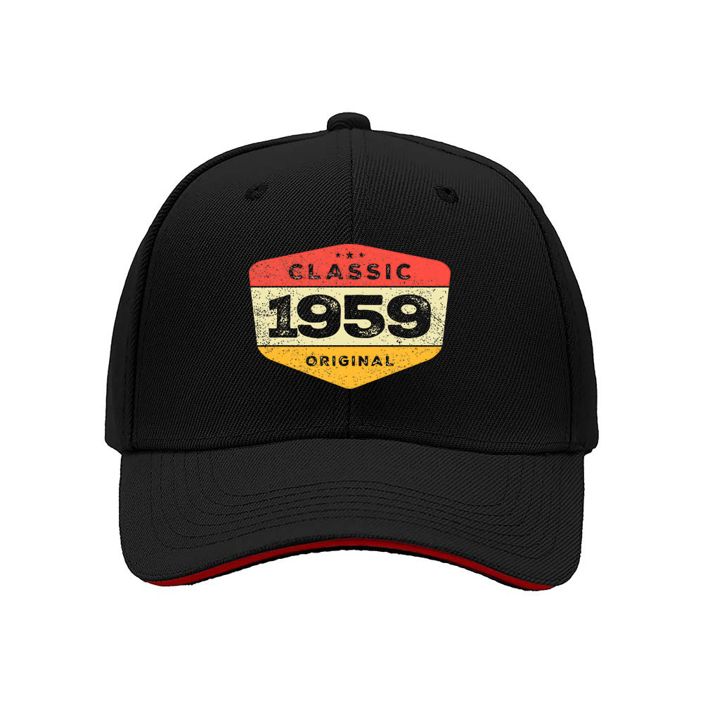 Classic 1959 Original Men's Baseball Cap Birthday Gift