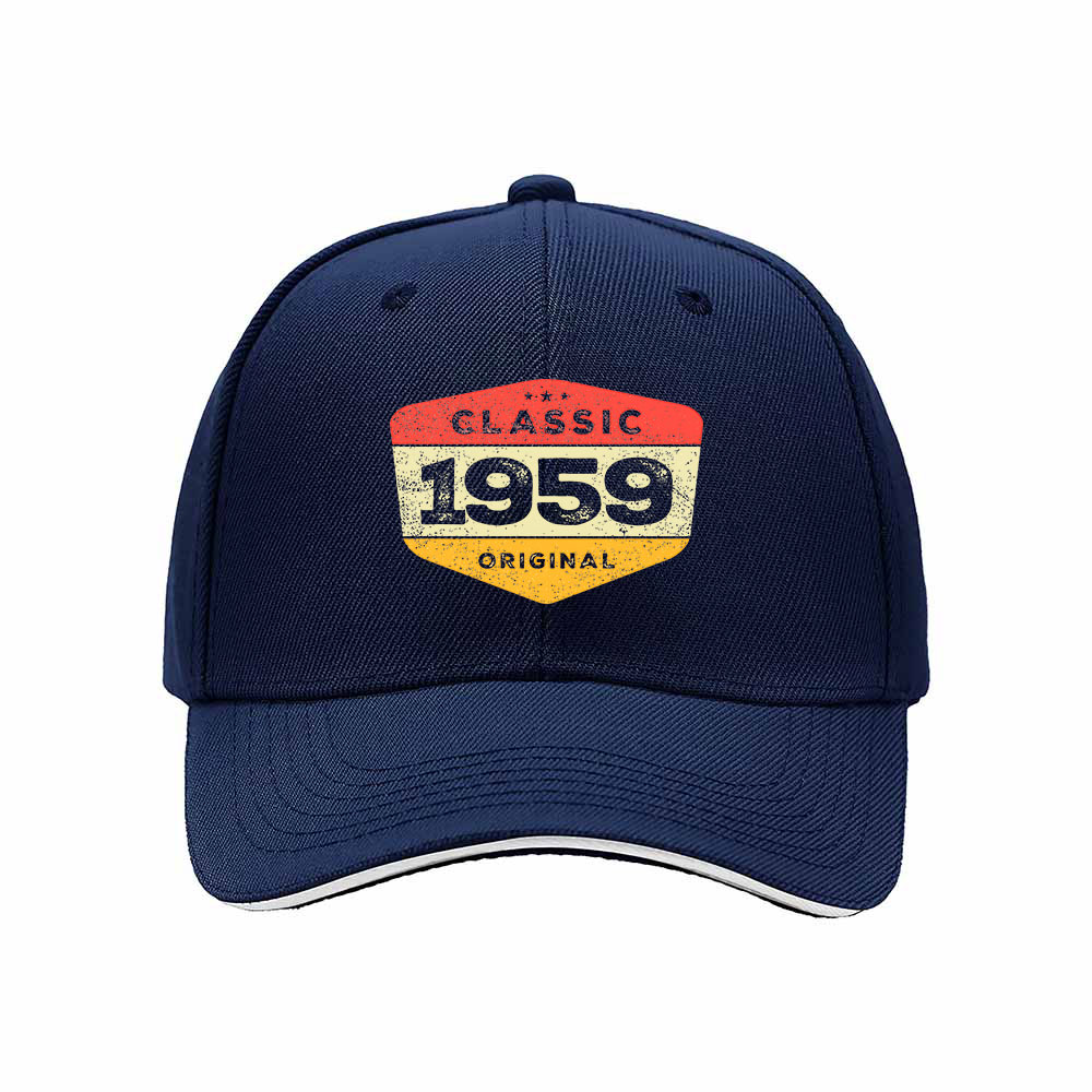 Classic 1959 Original Men's Baseball Cap Birthday Gift - Image 2