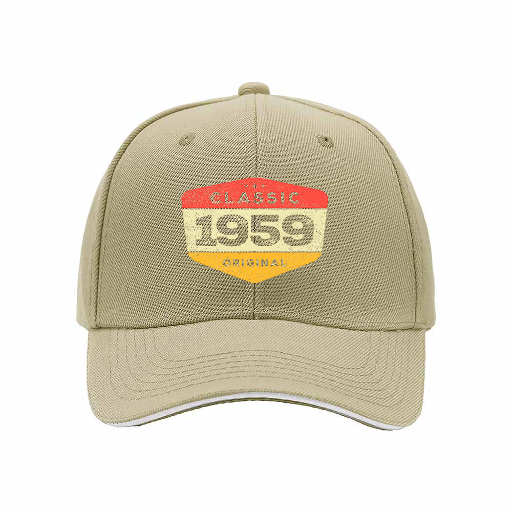 Classic 1959 Original Men's Baseball Cap Birthday Gift - Image 4