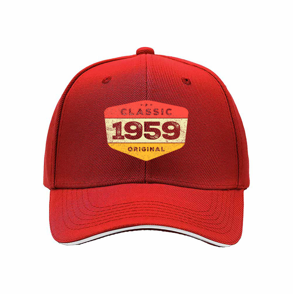 Classic 1959 Original Men's Baseball Cap Birthday Gift - Image 6