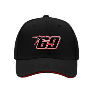 Black 69 Star Logo Baseball Cap Men Women Fashion Gift Hat