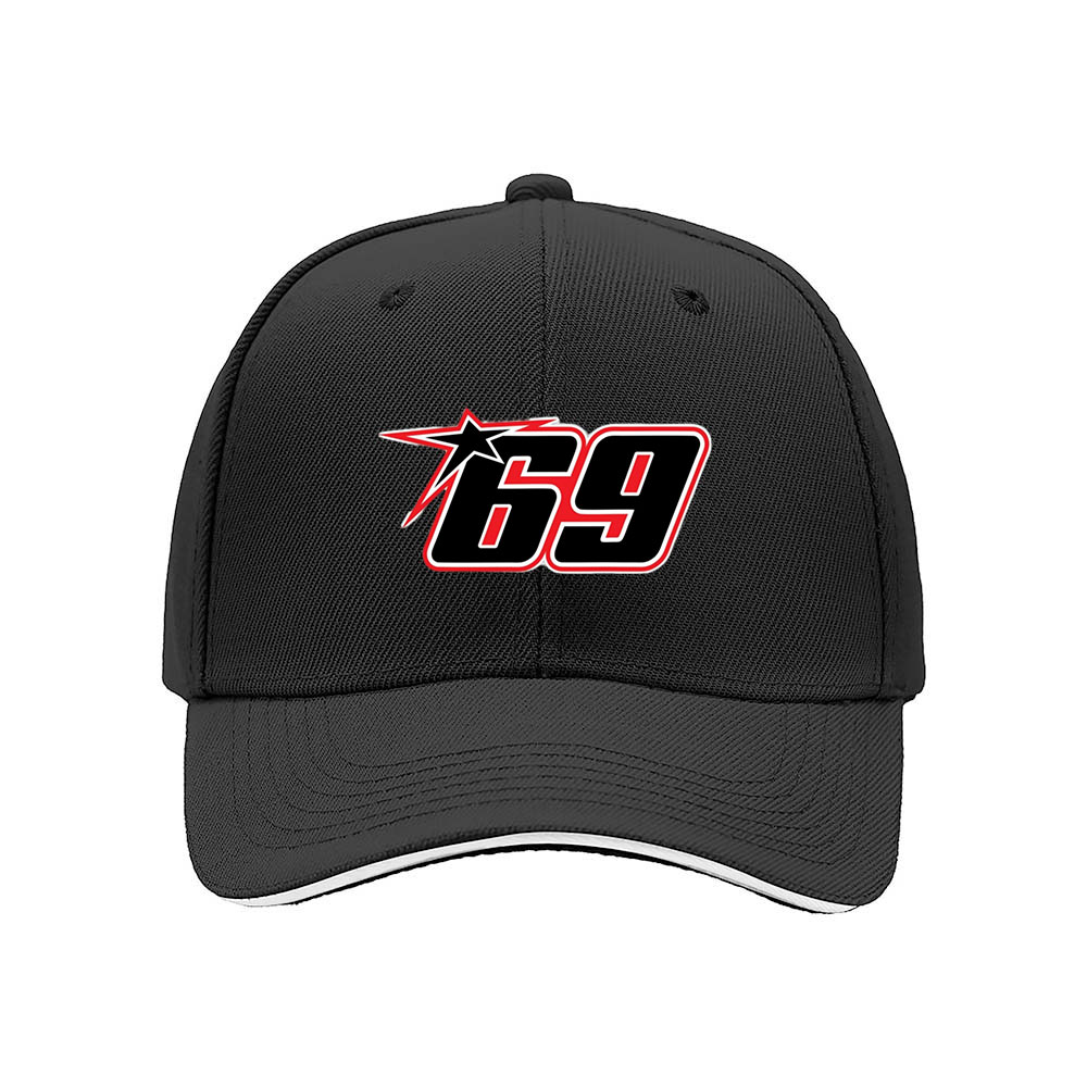 Black 69 Star Logo Baseball Cap Men Women Fashion Gift Hat - Image 3