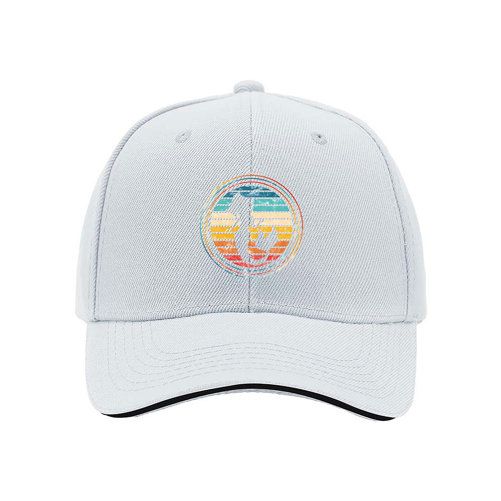 Mermaid Sunset Vintage Mens Womens Baseball Cap Gift - Image 5