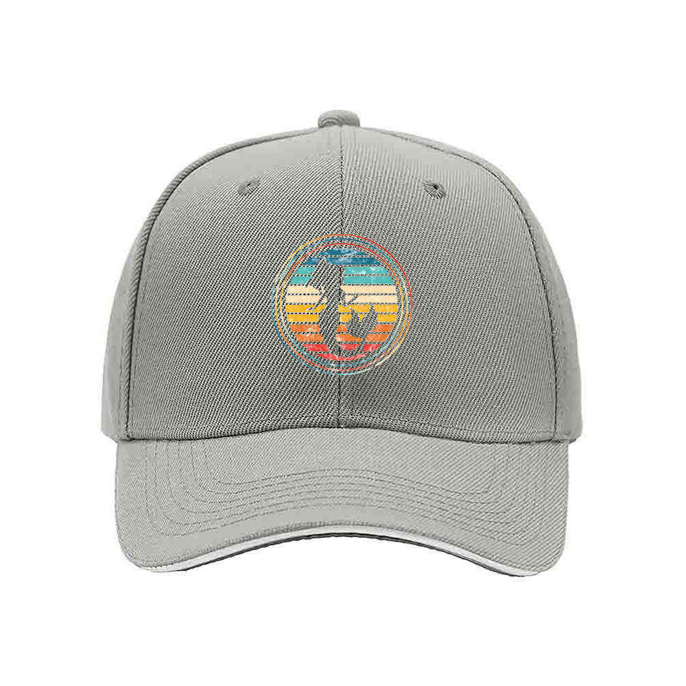 Mermaid Sunset Vintage Mens Womens Baseball Cap Gift - Image 7