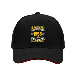 Legends Born in 1955 Men's Baseball Cap Birthday Gift