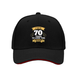 70 Years to Look This Good Men's Baseball Cap Birthday Gift